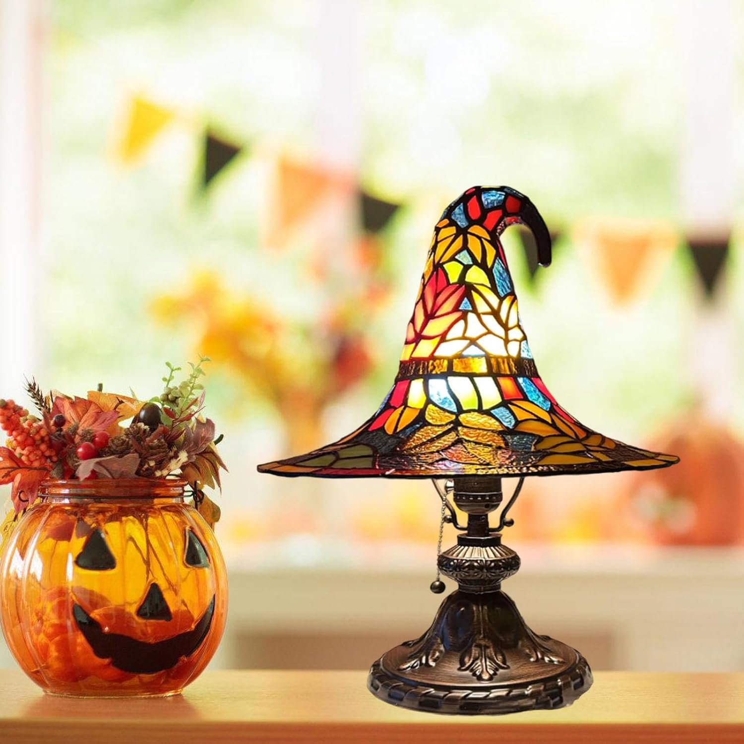 輝く魔女の帽子ランプ魔女帽子ナイトライト樹脂樹脂のベッドサイドテーブルランプ子供用部屋の寝室の装飾家の装飾 輝く魔女の 帽子ランプ魔女帽子ナイトライト樹脂樹脂のベッドサイドテーブルランプ子供用部屋の寝室の装飾家の装飾 照明器具 天井照明 ベッドサイドライト ... 輝く魔女帽子ランプ魔女帽子ナイトライト樹脂ベッドサイドナイトライトテーブルランプ部屋の寝室の装飾樹脂のため