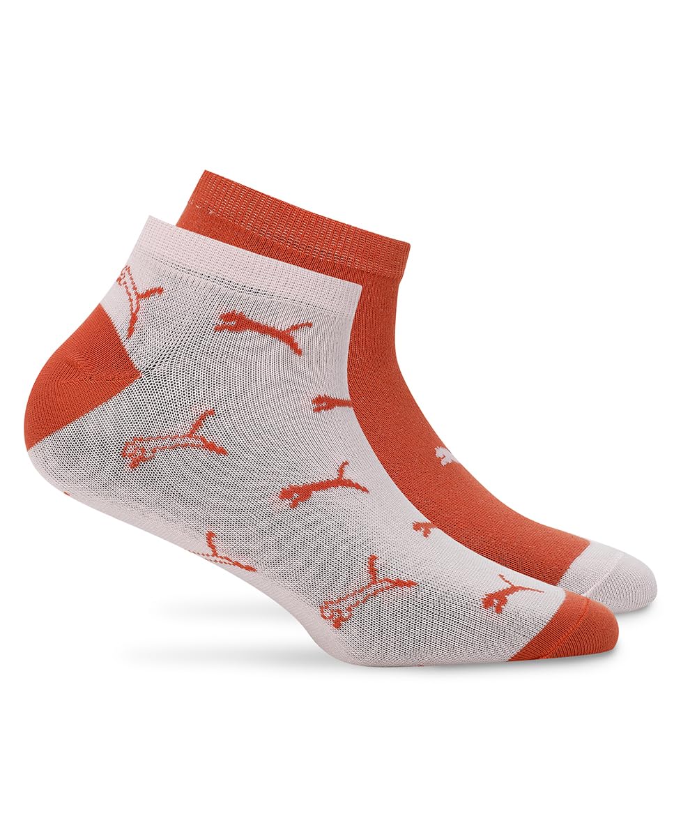 puma Regular Unisex-Adult Cotton Aop Sneaker Socks 2P, Pearl Pink-Cayenne Pepper, 37/40 (68589402)-picture-12