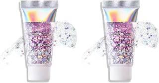 Body Glitter by Wet n Wild Fantasy Makers Glitter Gel Silver Seeing Double (Pack of 2)