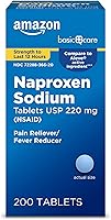 Vista 7 de Yaxa Basic Care Comprimidos de sodio de naproxeno de 220 mg, reductor de fiebre de 12 horas (AINE) y analgésico para dolores musculares, dolor