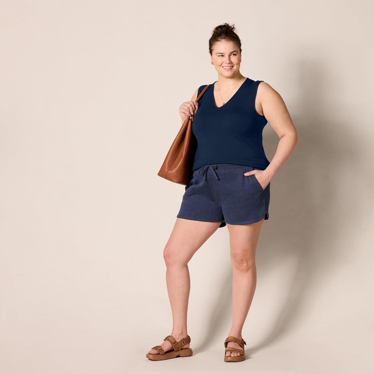 Amazon Essentials Women's Jersey Standard-Fit V-Neck Tank Top (Previously Daily Ritual) - Image 7