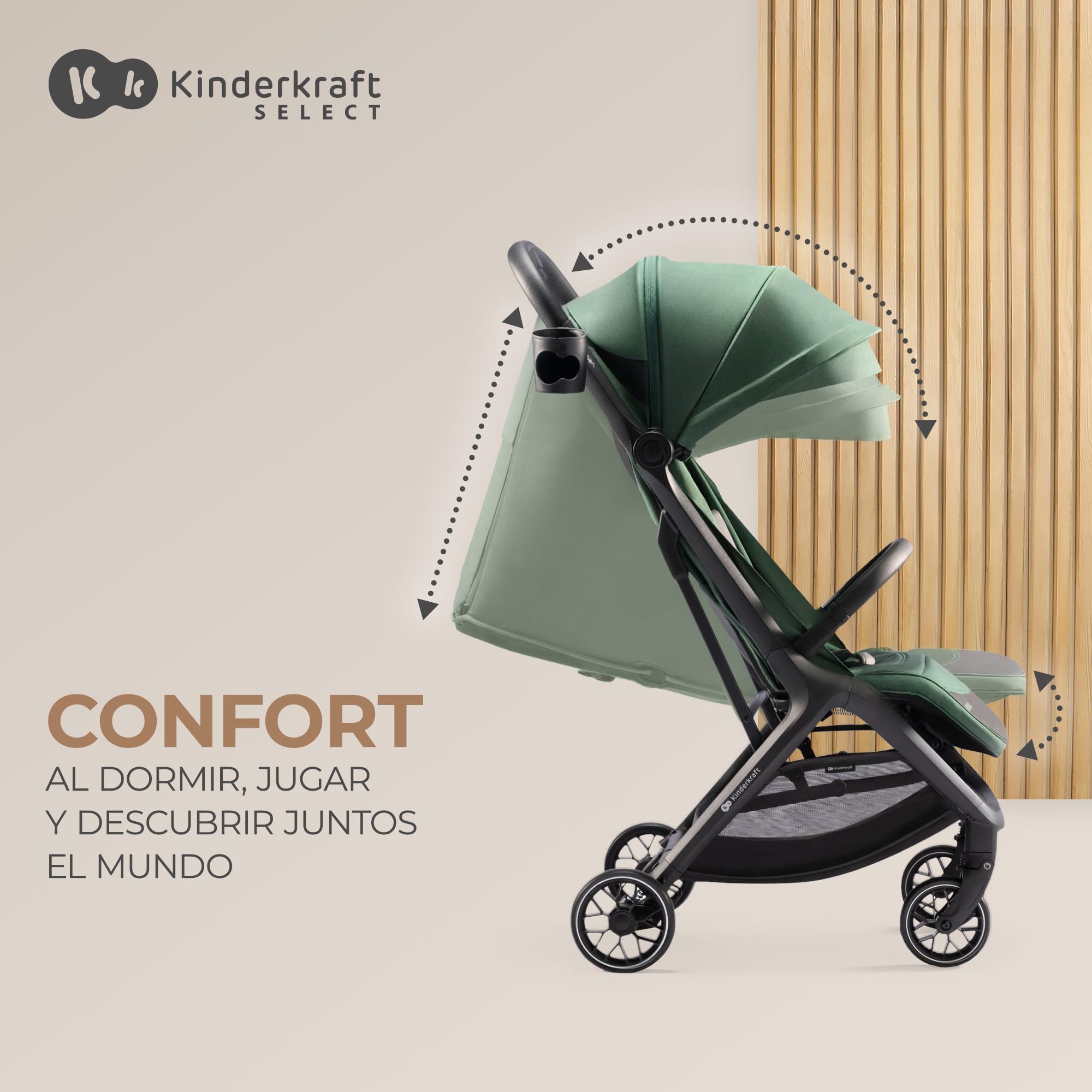 Sillas de paseo marca Kinderkraft. Modelo Kinderkraft wózek spacerowy NUBI 2