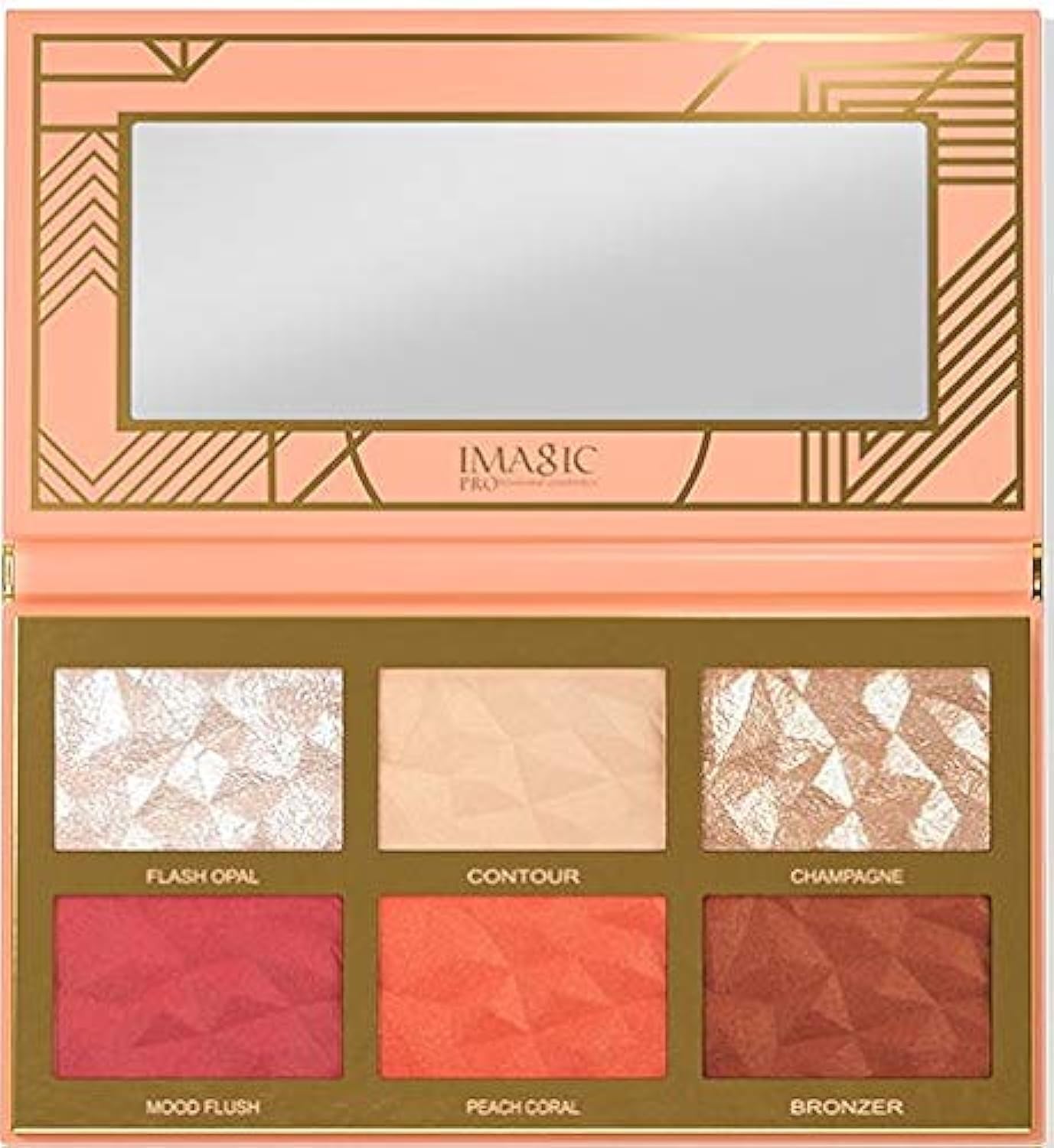 New 6-color Hybrid HIGHLIGHT,BLUSH AND CONTOUR PALETTE