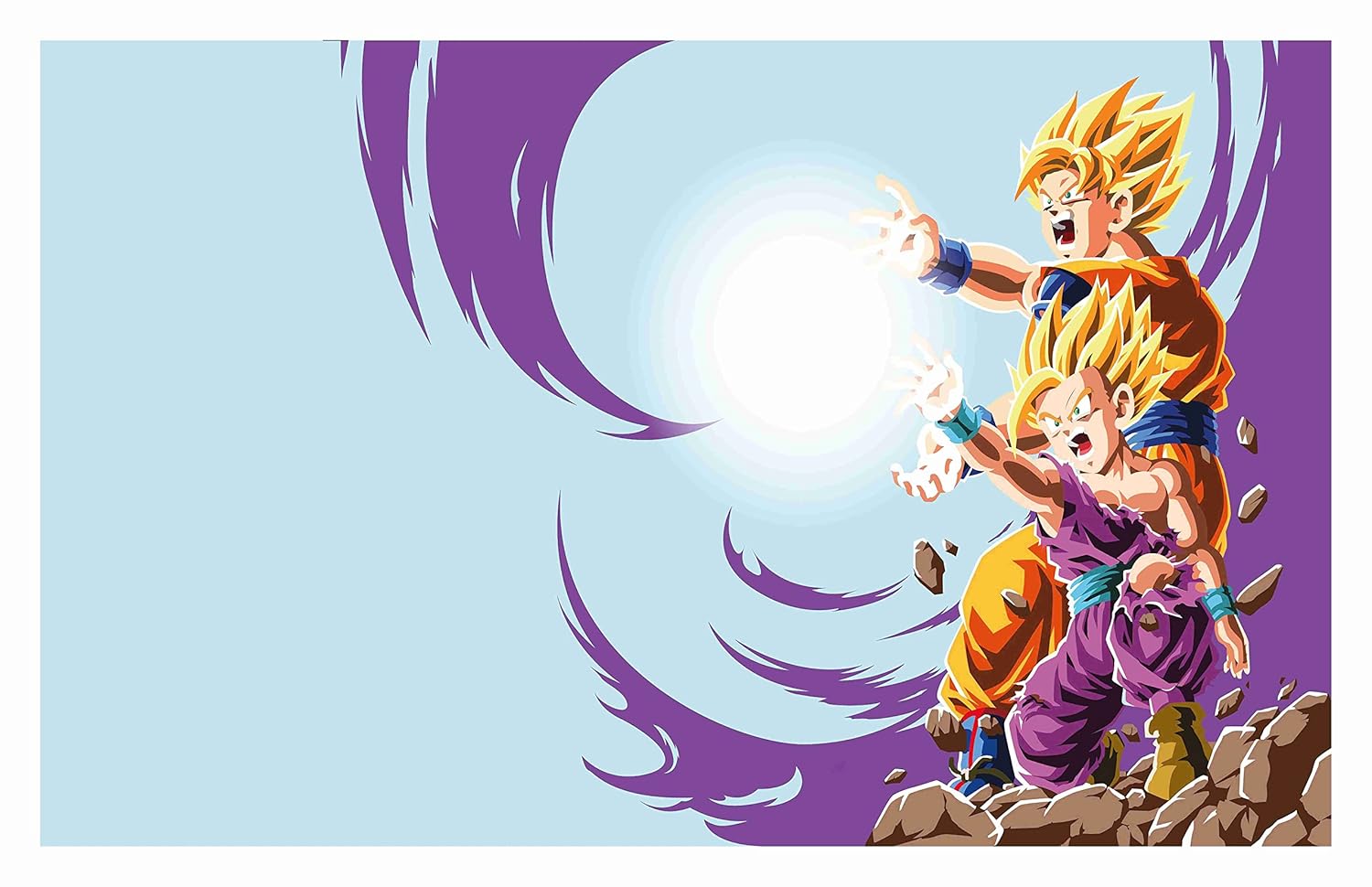 BALDAU PRINTS Dragon Ball Z Wall Poster For Room (Gloss Laminated, 12X18 Inch, 300 GSM) M15