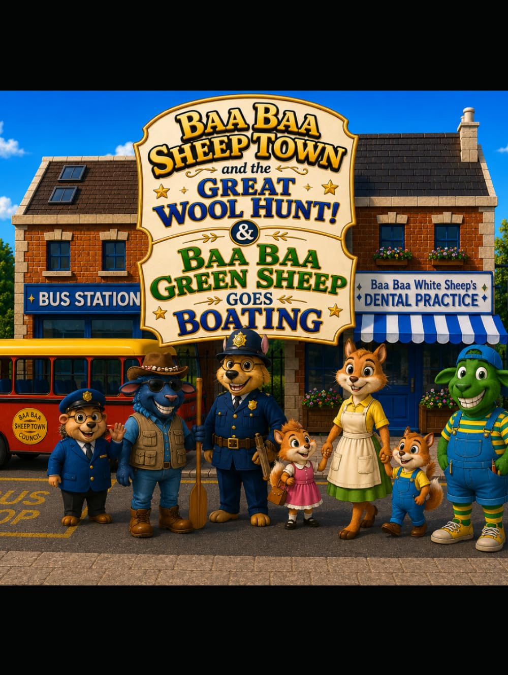 Baa Baa Sheep Town And The Great Wool Hunt!: Baa Baa Green Sheep Goes Boating (Baa Baa Sheep Town Stories)