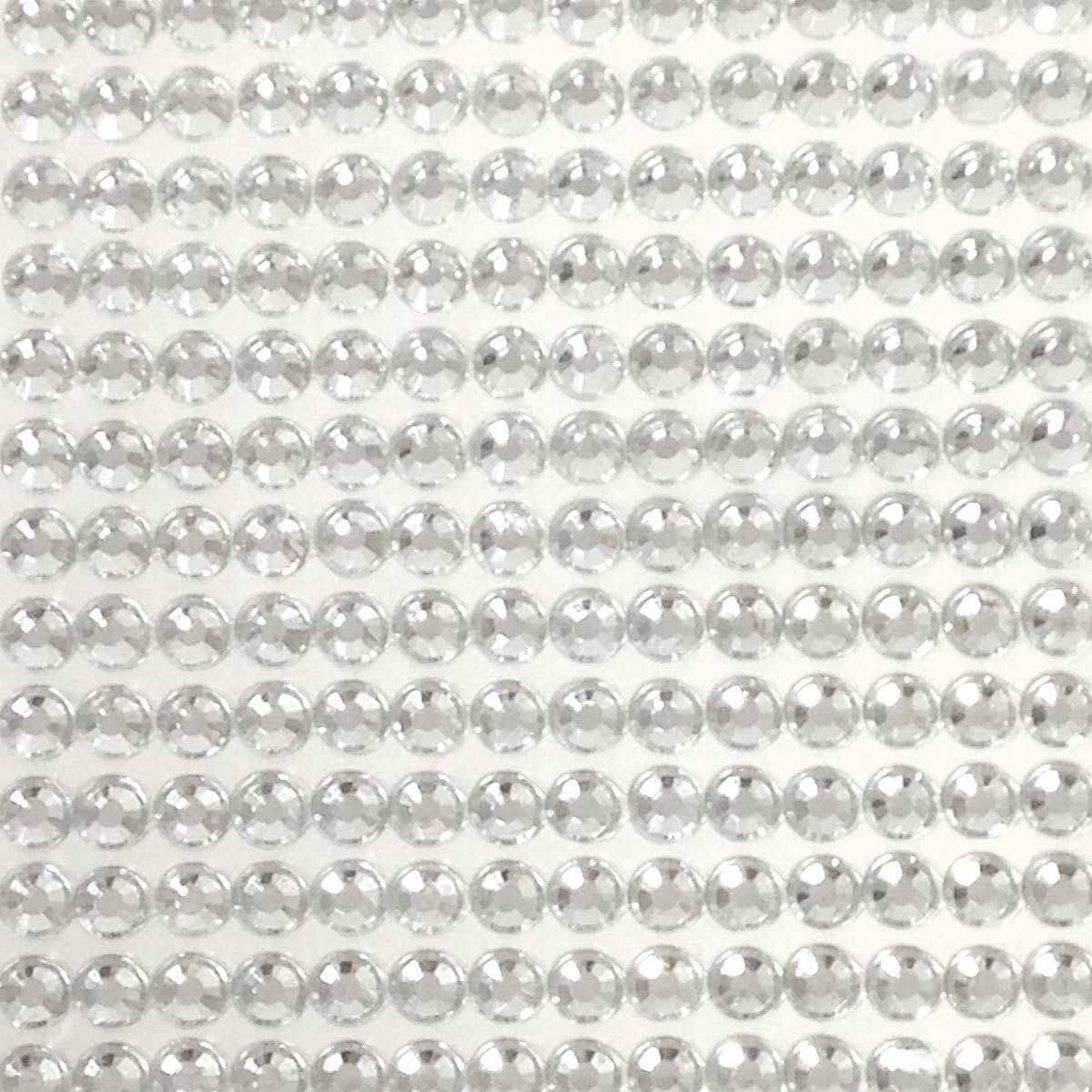 Wrapables 500-Piece Adhesive Rhinestone Crystal Diamond Stickers, 6mm, Yellow