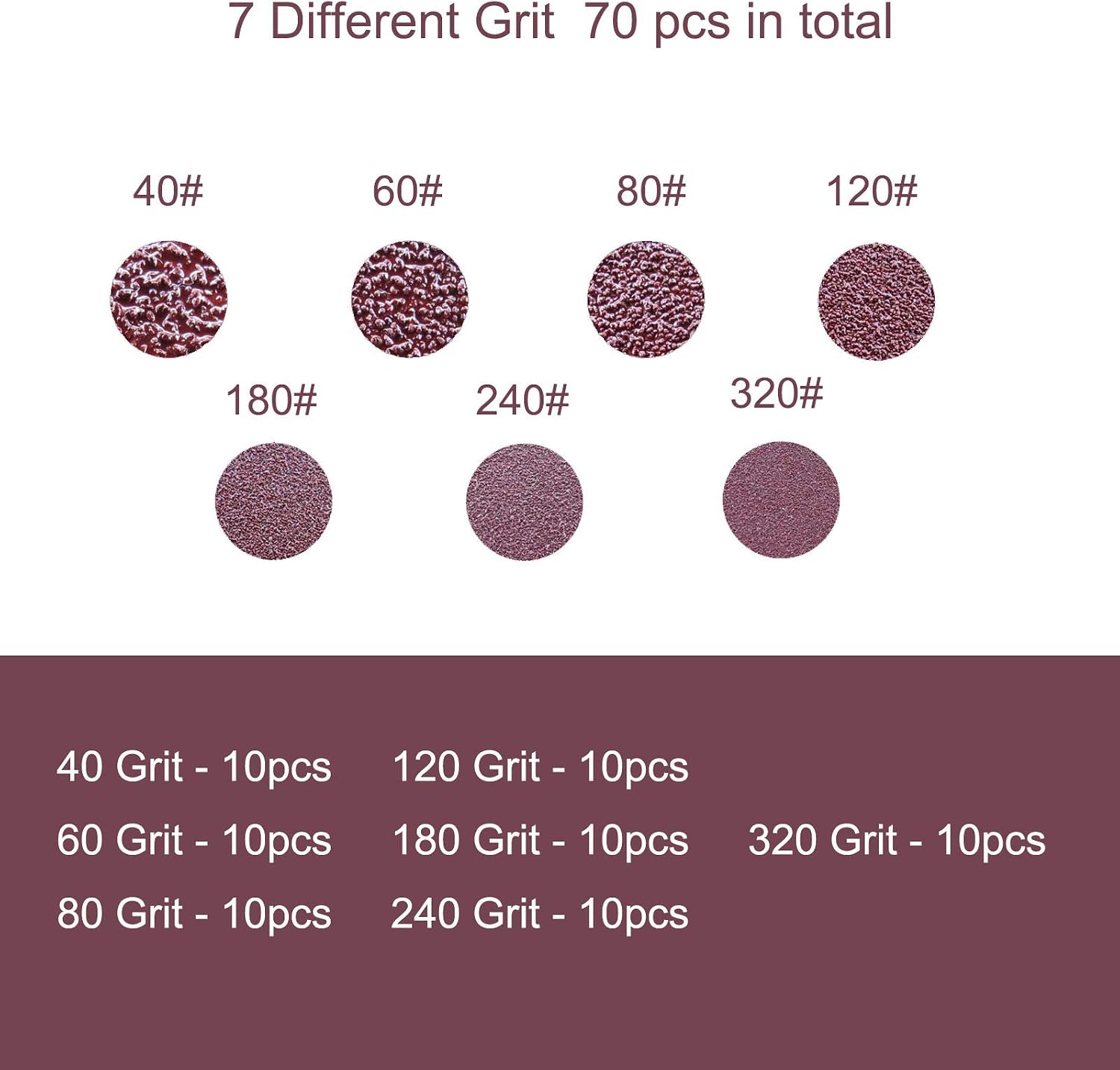 Get Discount 70% Price 5 Inch 6 Holes Sanding Discs - 70PCS 40 60 80 120 180 240 320 Grit Assorted Sandpaper by Autolock, Air Random Orbital Sander Sandpaper, Hook and Loop Sand Paper Exclusive Discount 🔥 5 Inch 6 Holes Sanding Discs - 70PCS 40 60 80 120 180 240 320 Grit Assorted Sandpaper by Autolock, Air Random Orbital Sander Sandpaper, Hook and Loop Sand Paper