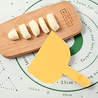 Vista 3 de Raspador de pastelería, 3 piezas, raspador de masa con asa, cuenco para tartas, pizza, parrilla, espátula, espátula, multiusos, raspadores