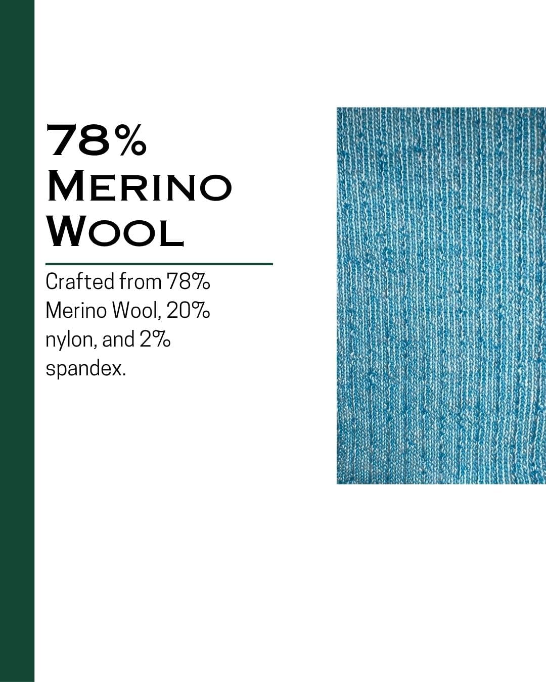 Woolrich Ten Mile Day Hiker Socks (Teal, Large) - Image 4