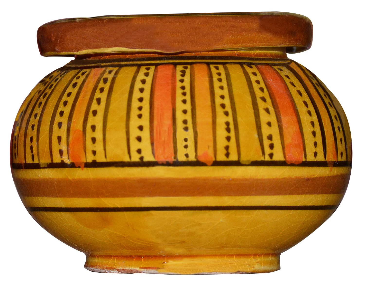 Ceramic Ashtrays Hand Made Moroccan smokeless Ceramic Vivid Colors Small