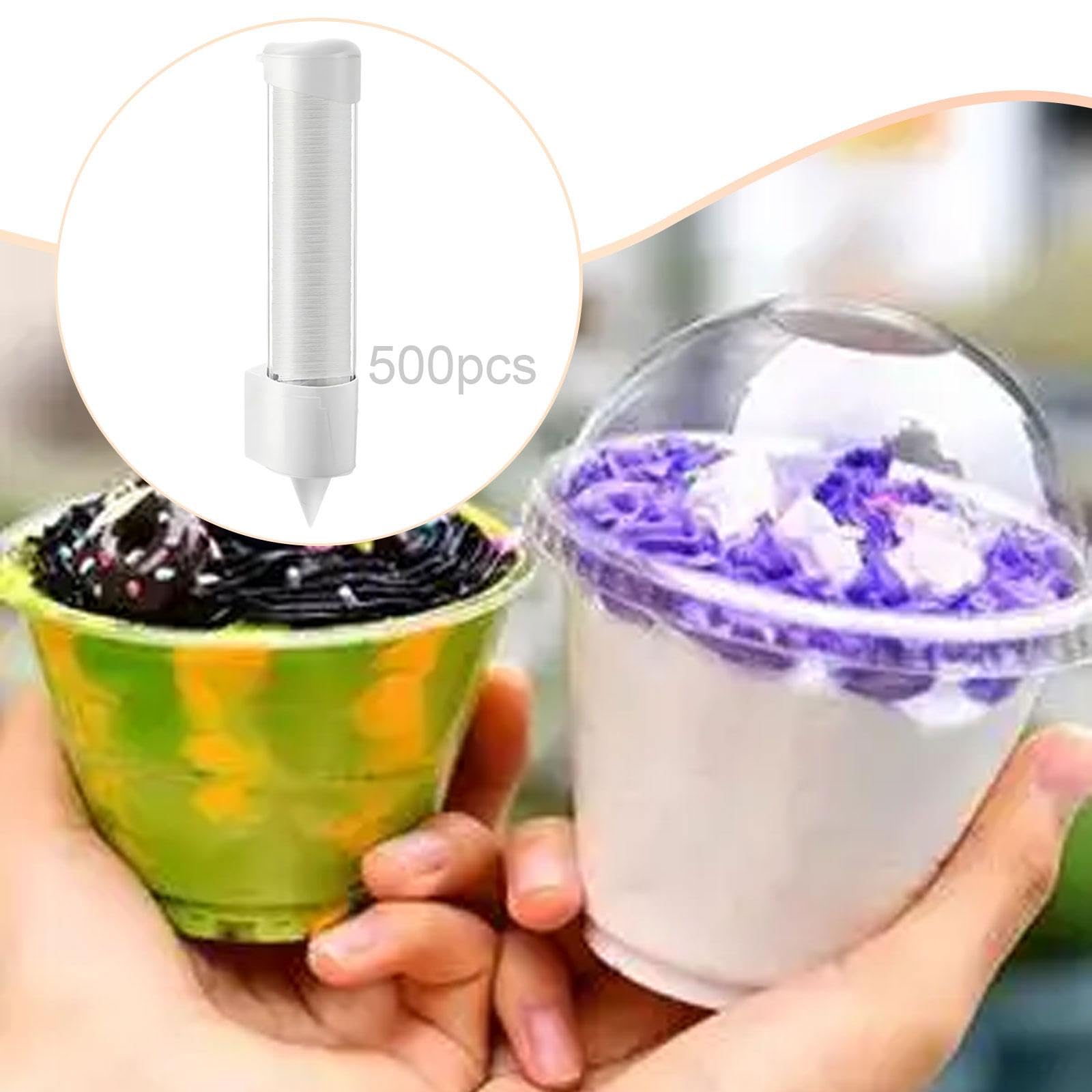 Baoblaze 400 Bicchieri da 4 Once per Cono di Neve, Bicchieri per Acqua, Regali, Articoli per Feste, Accessori multifunzionali, robusti per Ufficio, Bianco