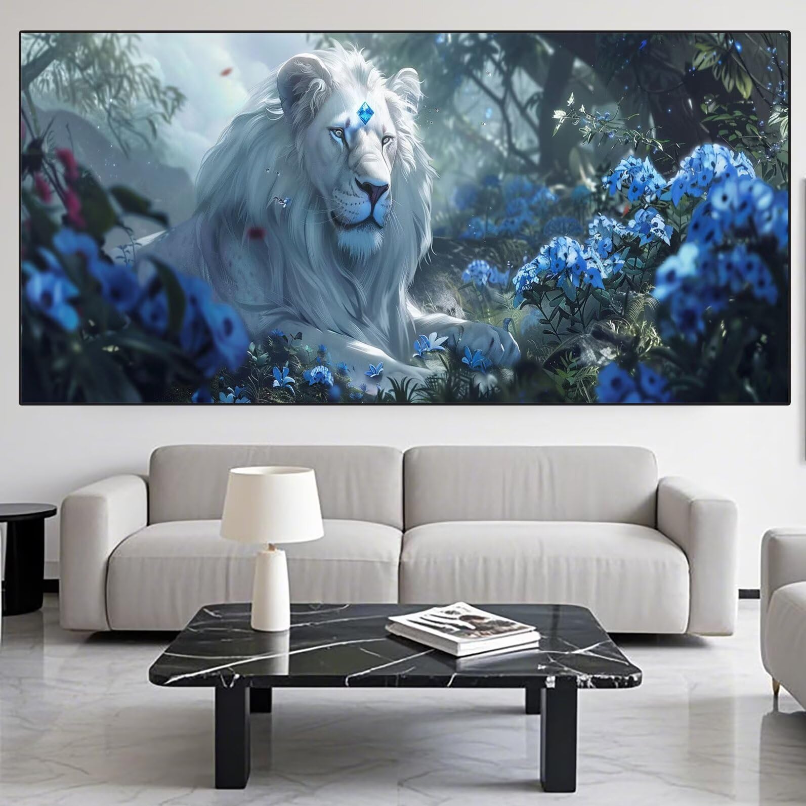 Lion Diamond Art Rose Diamond Painting Arts and Crafts dla dorosłych, zestawy do malowania diamentami 5D, dorosłych, Crysta, haft krzyżykowy, zestaw do haftowania DIY dla początkujących, dekoracja