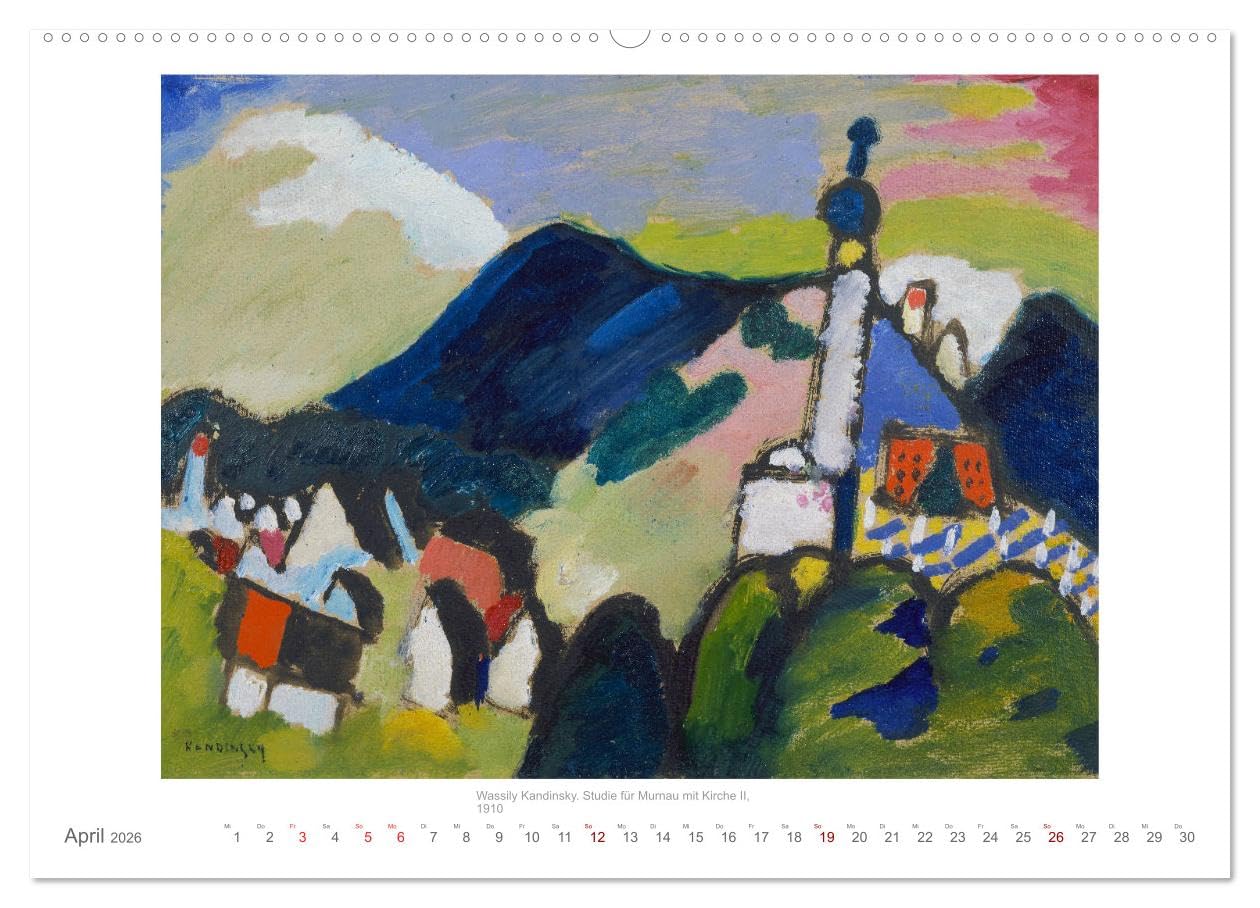 Klassische Moderne 2026 - Mit Kunst durchs Jahr (hochwertiger Premium Wandkalender 2026 DIN A2 quer), Kunstdruck in Hochglanz: Zwölf schöne Gemälde ... des 20. Jahrhunderts (CALVENDO Kunst)