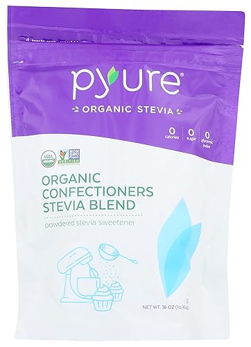 Miniatura 10 de Pyure Mezcla de edulcorantes orgánicos en polvo de Stevia sustituto del azúcar 21 12 onzas