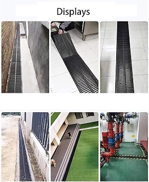 Dayanıklı Dikdörtgen Kanalizasyon Izgarası Tahliye Süzgeci - Verimli Yağmur Suyu ve Kanalizasyon Drenajı için Ağır Hizmet Tipi Plastik Hasır, Garaj ve Kuyu Kapakları için Mükemmel