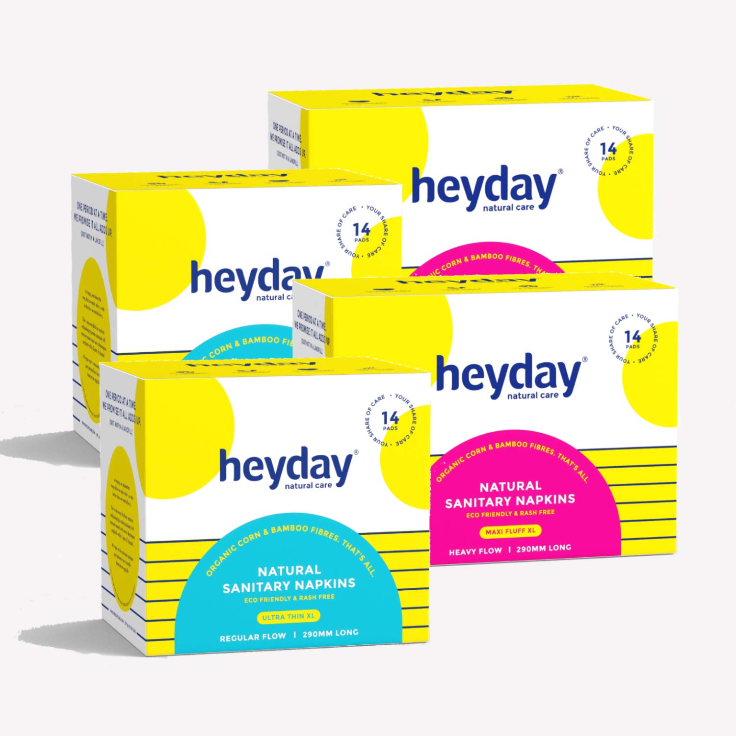 Buy Heyday Rash Free Organic & Natural Ultra Thin Sanitary Pads & Maxi