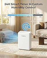Vista 8 de Deshumidificador de 2000 pies cuadrados para sótano, deshumidificadores de 30 pintas para el hogar, habitación grande, dormitorio, baño