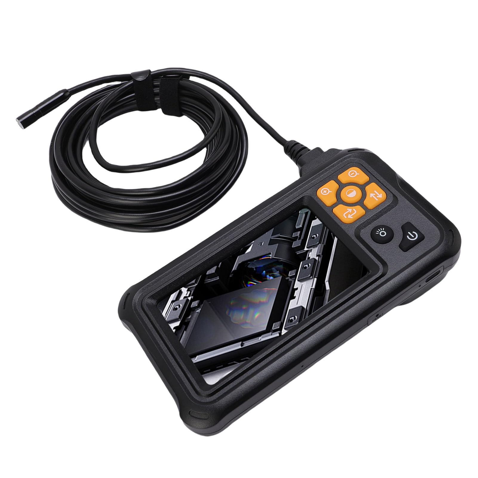 Jeffergarden Kamera Endoskopowa o Przekątnej 4,3 Cala, Boroskop HD 8 Mm 1080P z 8 Regulowanymi Diodami LED i wodoodpornością IP67 do Kontroli Pojazdów i Domu (10 m / 32, stopy)