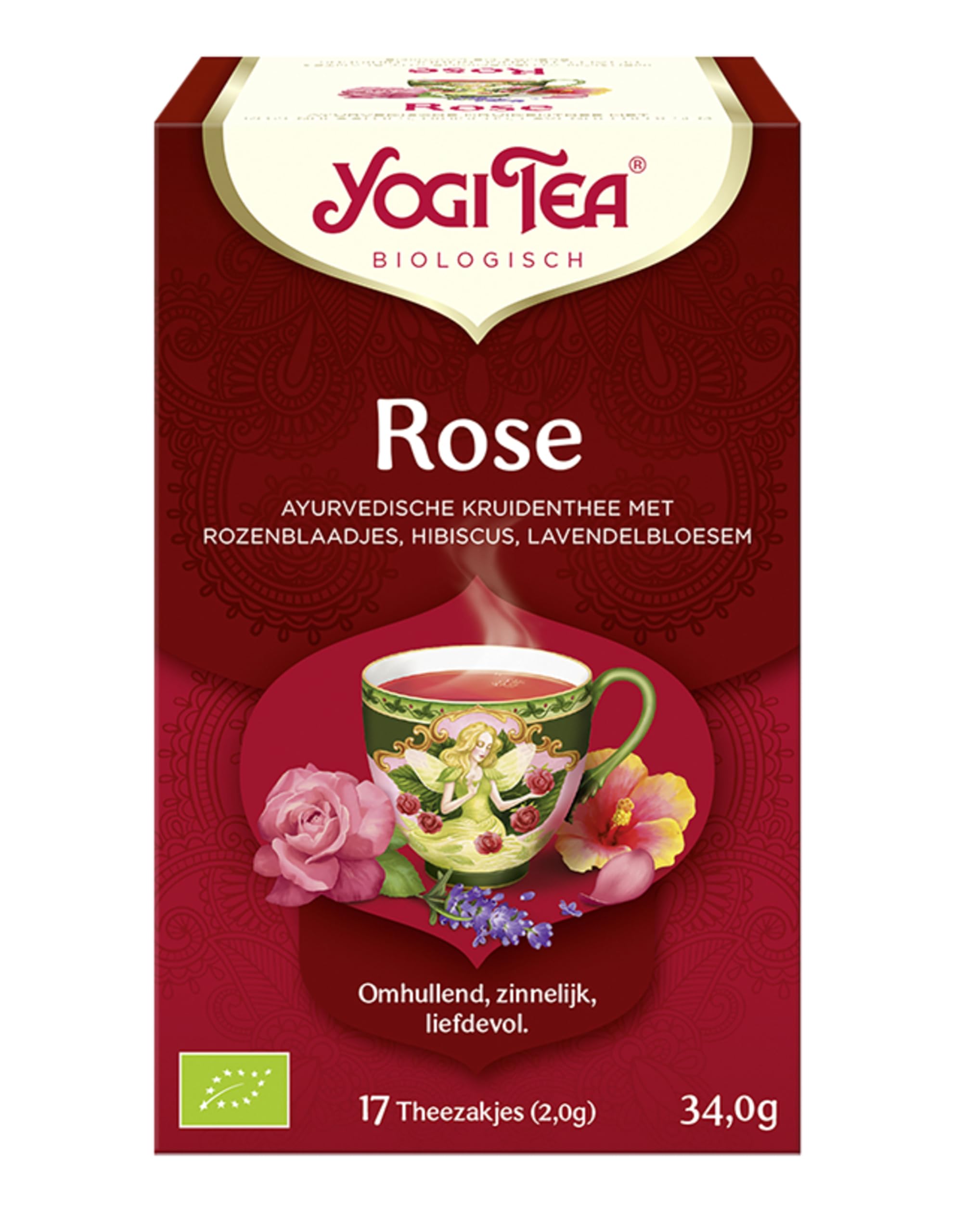 Yogi Tea Rose Tea 17bag x 1 BoxEU OrganicSoil AssociationSoil AssociationSoil Association