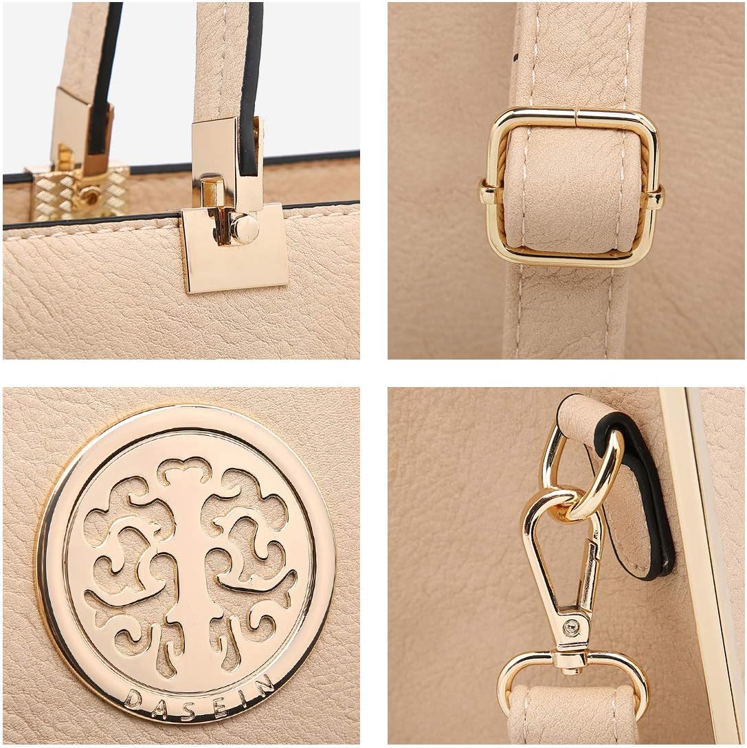 Dasein Women Purses and Handbags Top Handle Satchel Bags Large Shoulder Work Bag Tote with Wallet - Image 6