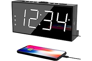 JBL Digital Clock with USB Charging Port