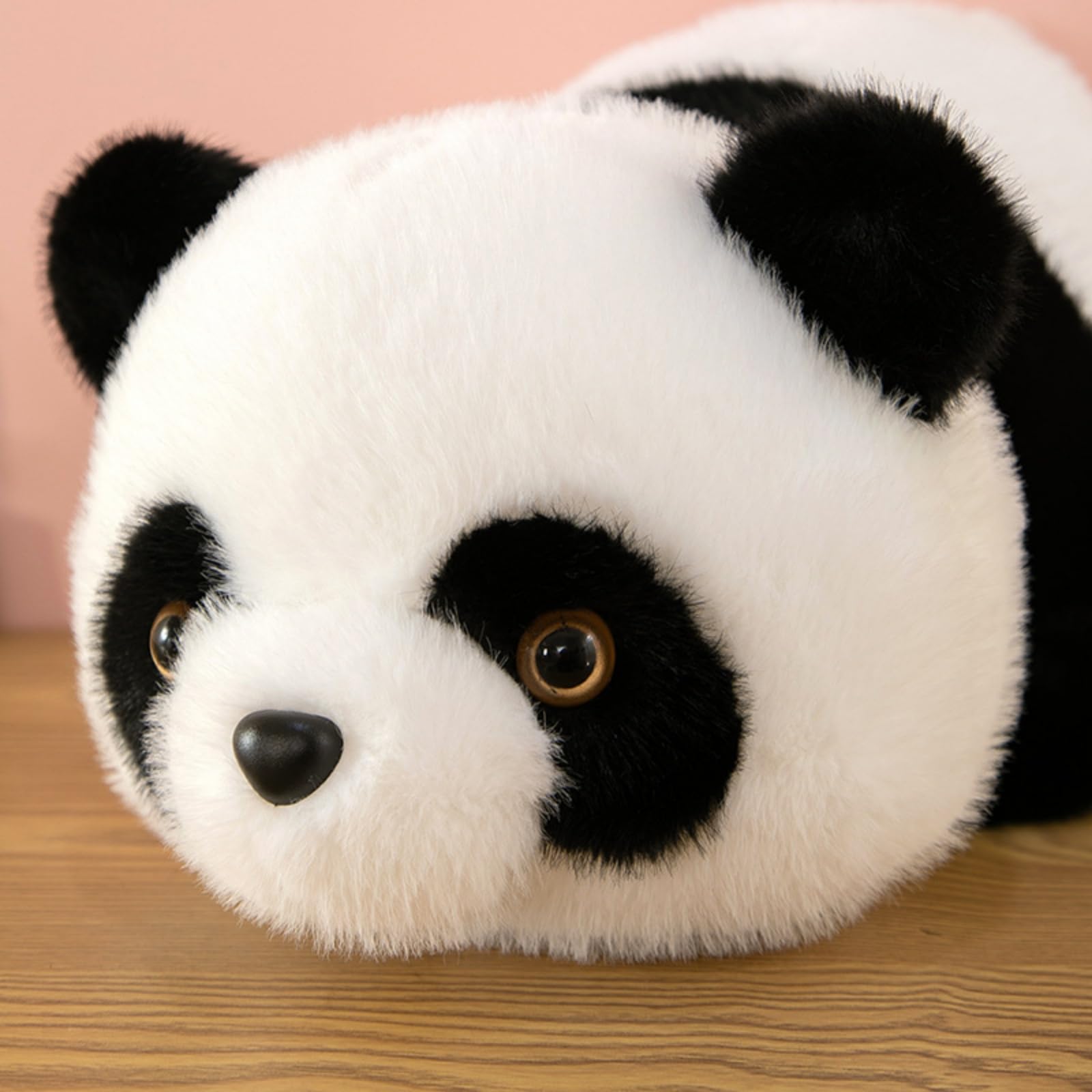 Wendbarer Reversibel Panda & der Rote Panda Plüschtier,35/50/70cm Niedlich Panda Kuscheltier, wechselbares Wildtier Stofftier für Kinder, als Geschenk und Tischdekoration (70 cm)