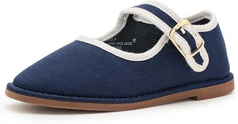Детские балетки Janie and Jack Twill Flats, цвет: Тёмно-синий
