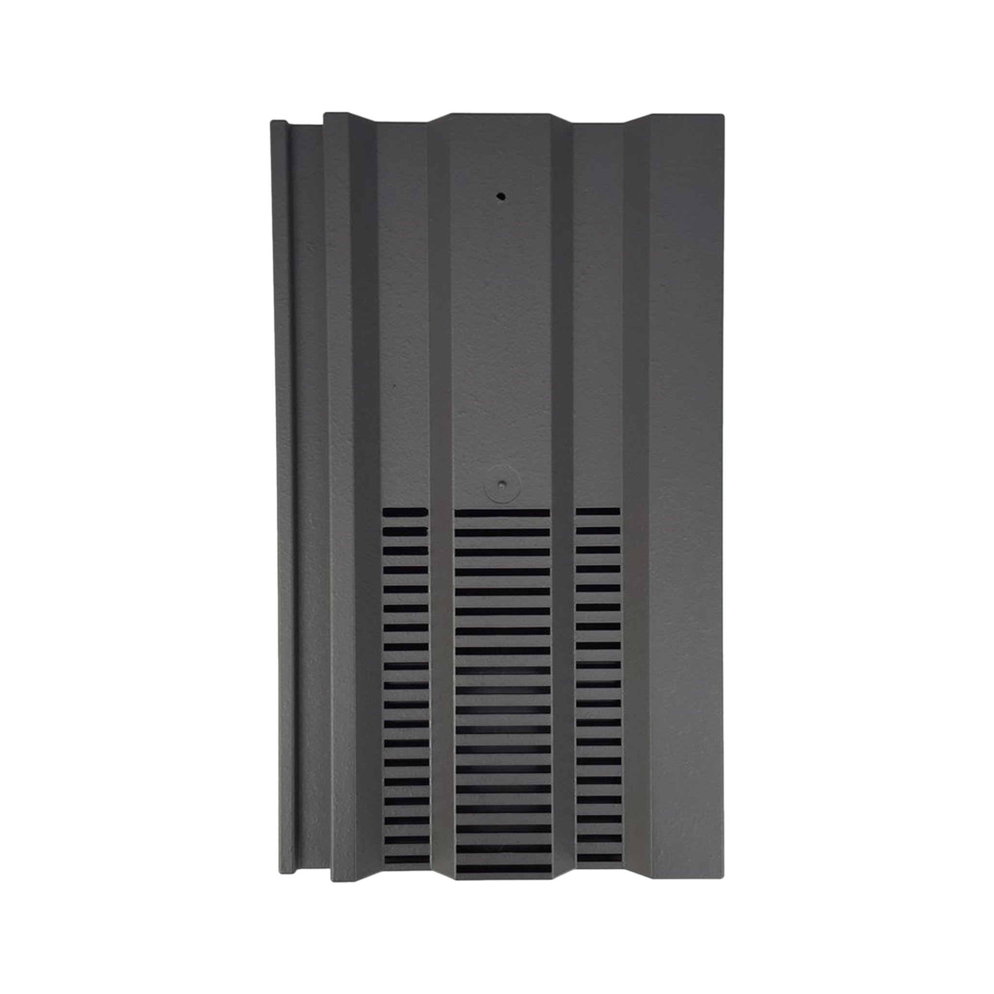 Roof Tile Vent for Marley Ludlow Plus/Redland 49 / Sandtoft Standard Pattern with Flexi Pipe Adaptor (Grey - Smooth)