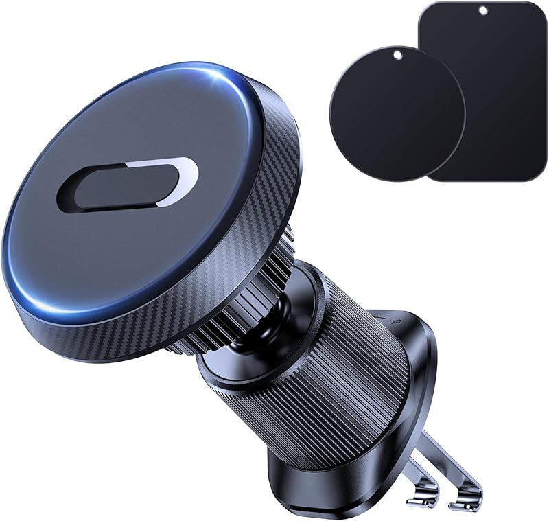 Miracase Support Téléphone Voiture Magnetique, 2025 Amélioré[Aimants Ultra Puissante] Porte Téléphone Voiture Aimanté Compatible avec Tous Les Smartphones 4.0''-7.0''