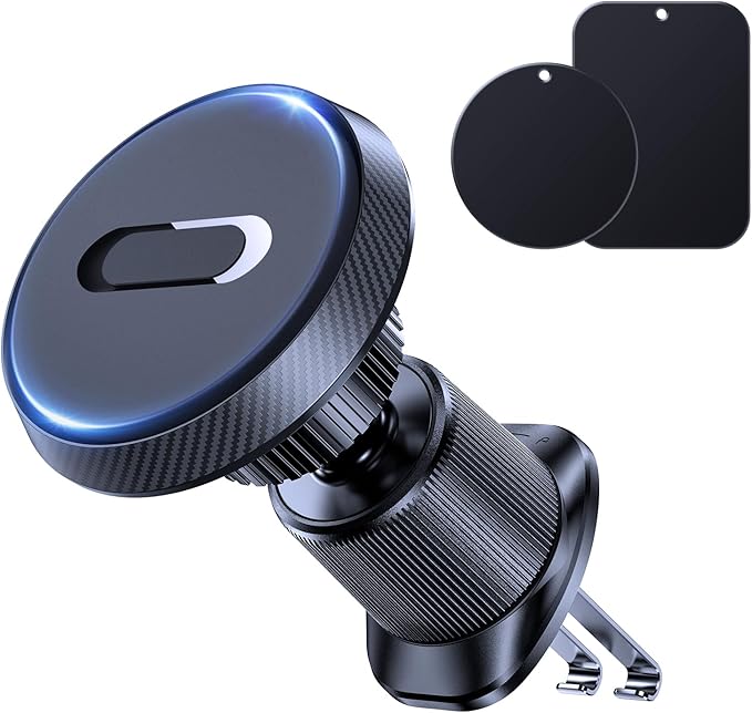 Miracase Support Téléphone Voiture Magnetique, 2025 Amélioré[Aimants Ultra Puissante] Porte Téléphone Voiture Aimanté Compatible avec Tous Les Smartphones 4.0''-7.0''