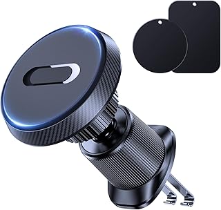 Miracase Support Téléphone Voiture Magnetique, 2025 Amélioré[Aimants Ultra Puissante] Porte Téléphone Voiture Aimanté Compatible avec Tous Les Smartphones 4.0''-7.0''