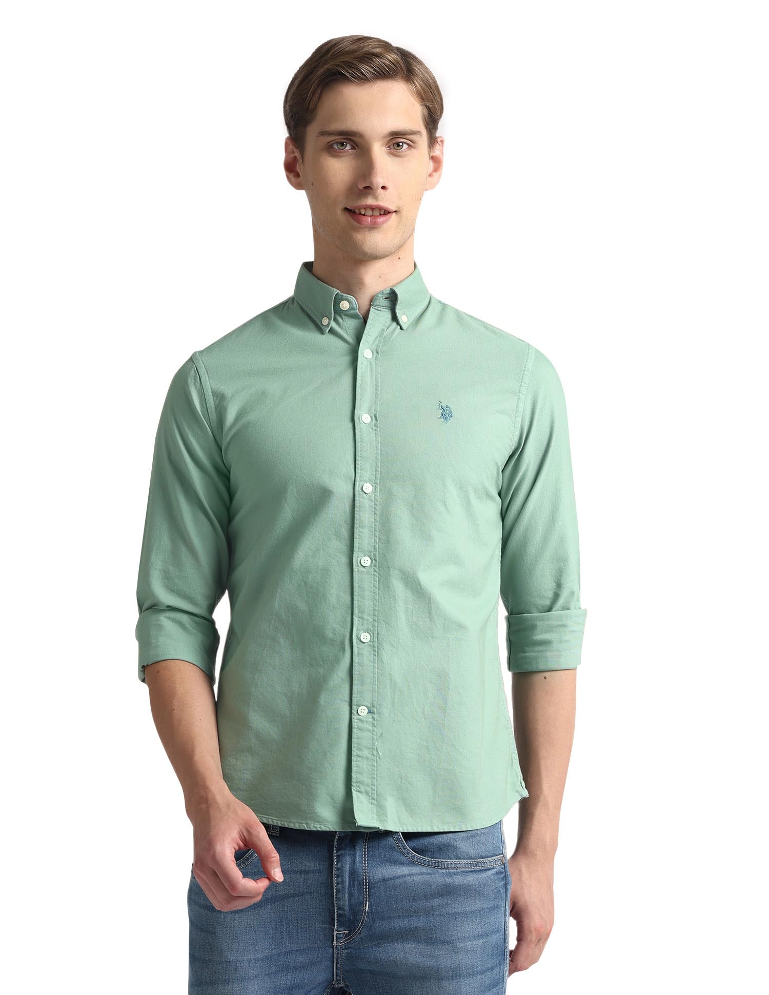 u.s. polo assn. Men's Cotton Regular Fit Shirt-picture-22