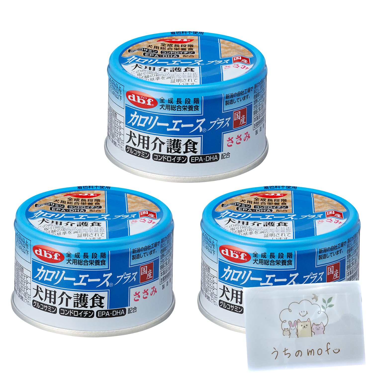 Amazon.co.jp: デビ フ 缶詰 85g カロリーエース プラス 犬用 介護食 3