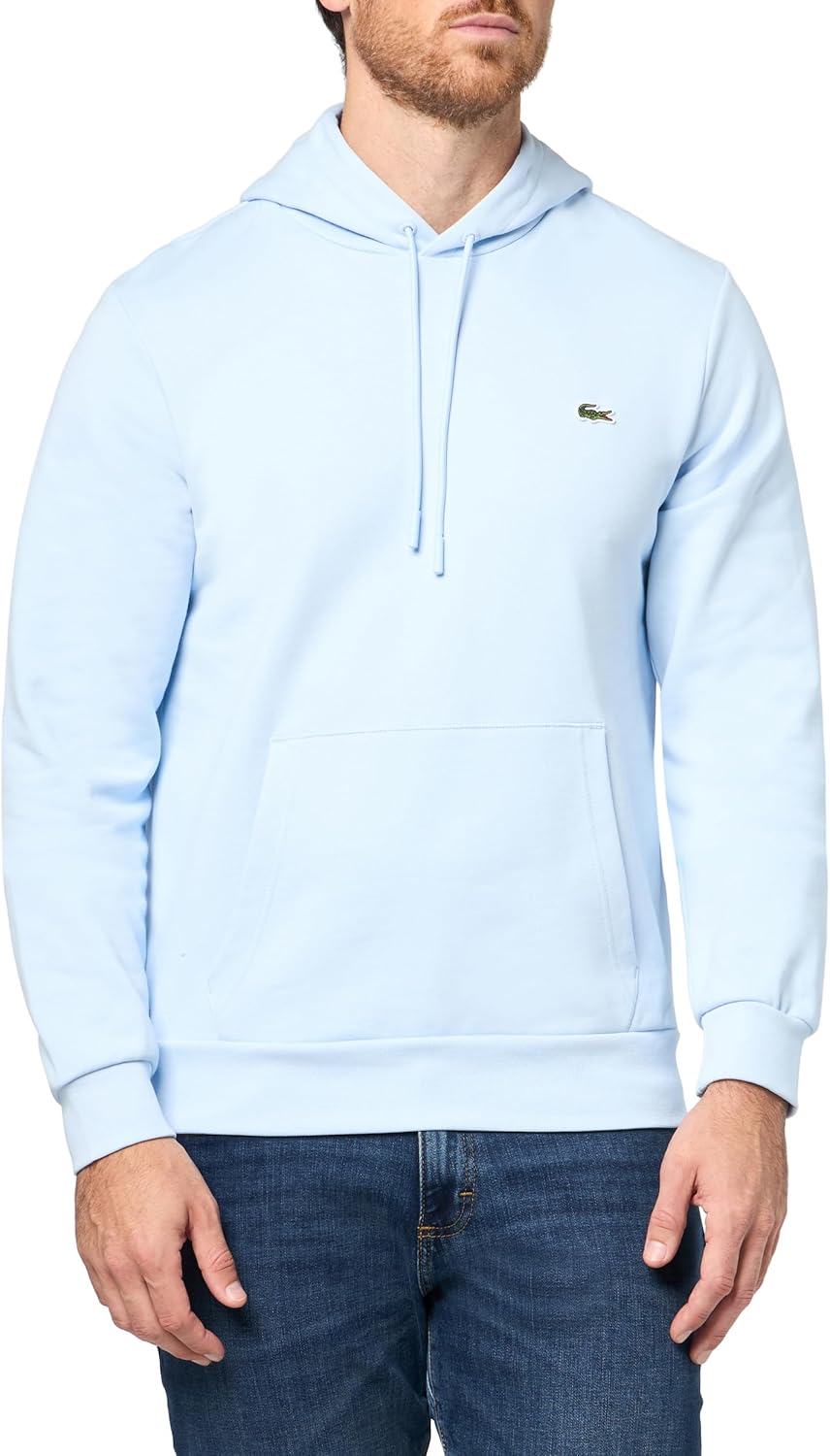 Lacoste mens Cotton Fleece Hoodie