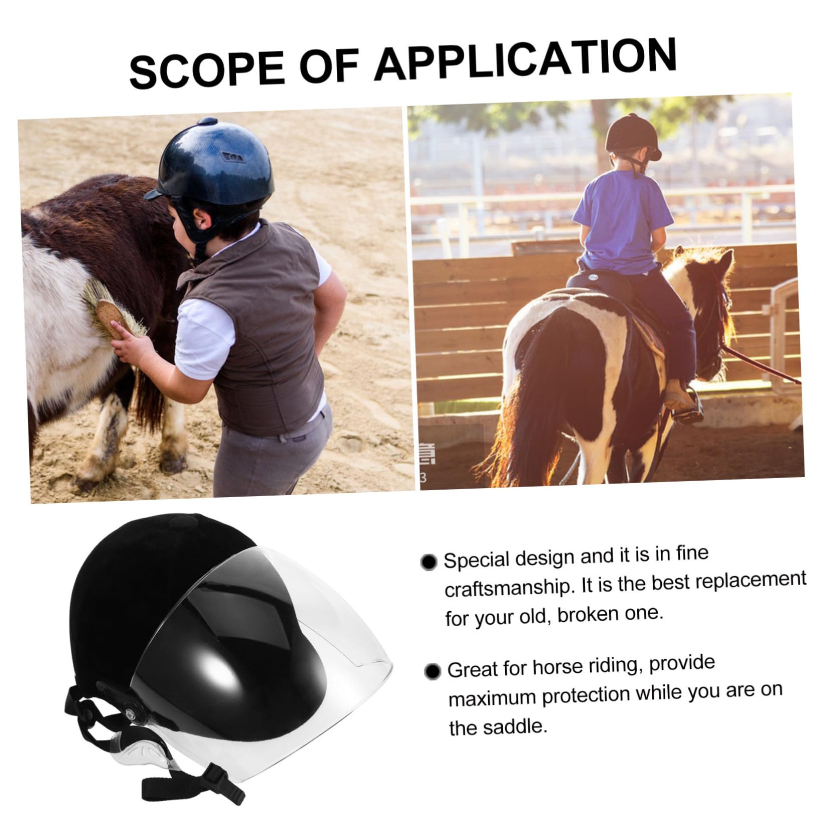 Toddmomy Casco De Equitación Ligero para Niño Niña y Transpirable Protección Segura para Montar Caballo y Deportes Al Aire Casco Infantil De Equitación para Actividades Recreativas