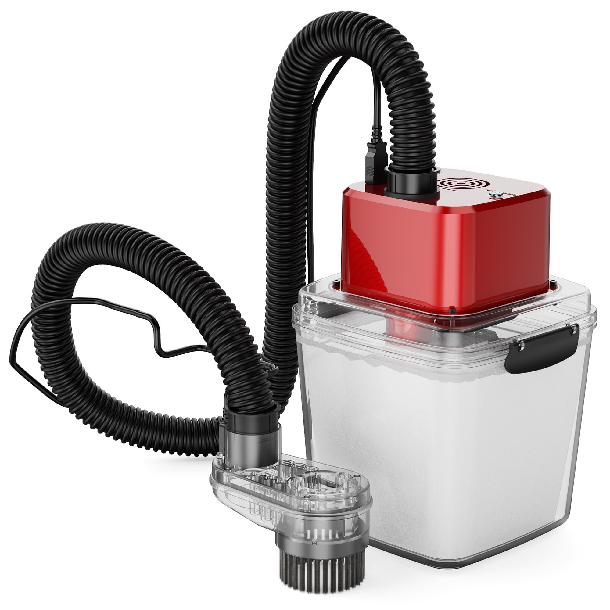 Twotrees M1 Extracción de polvo para fresadora CNC, sistema de filtro de aire con succión potente (6000 Pa), gran sistema de recogida de polvo de 2,8 litros, kit CNC, compatible con la serie CNC