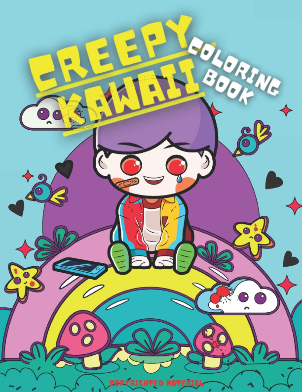 Creepy Kawaii Coloring Book: Cute Pastel Goth | Horror Chibi | Fantasy Anime | Spooky Anime And Manga For Adults And Teens
