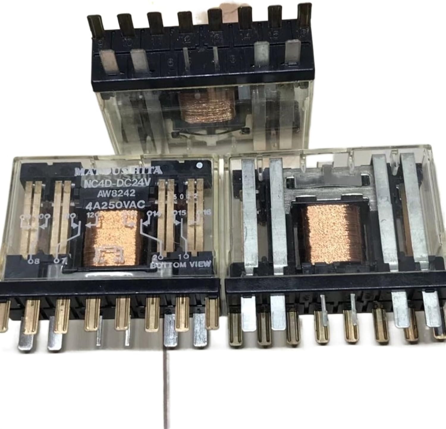 Relay NC4D-DC24V NC4D-24VDC 24VDC DC24V 24V 4A 250VAC 14PIN(1pc)