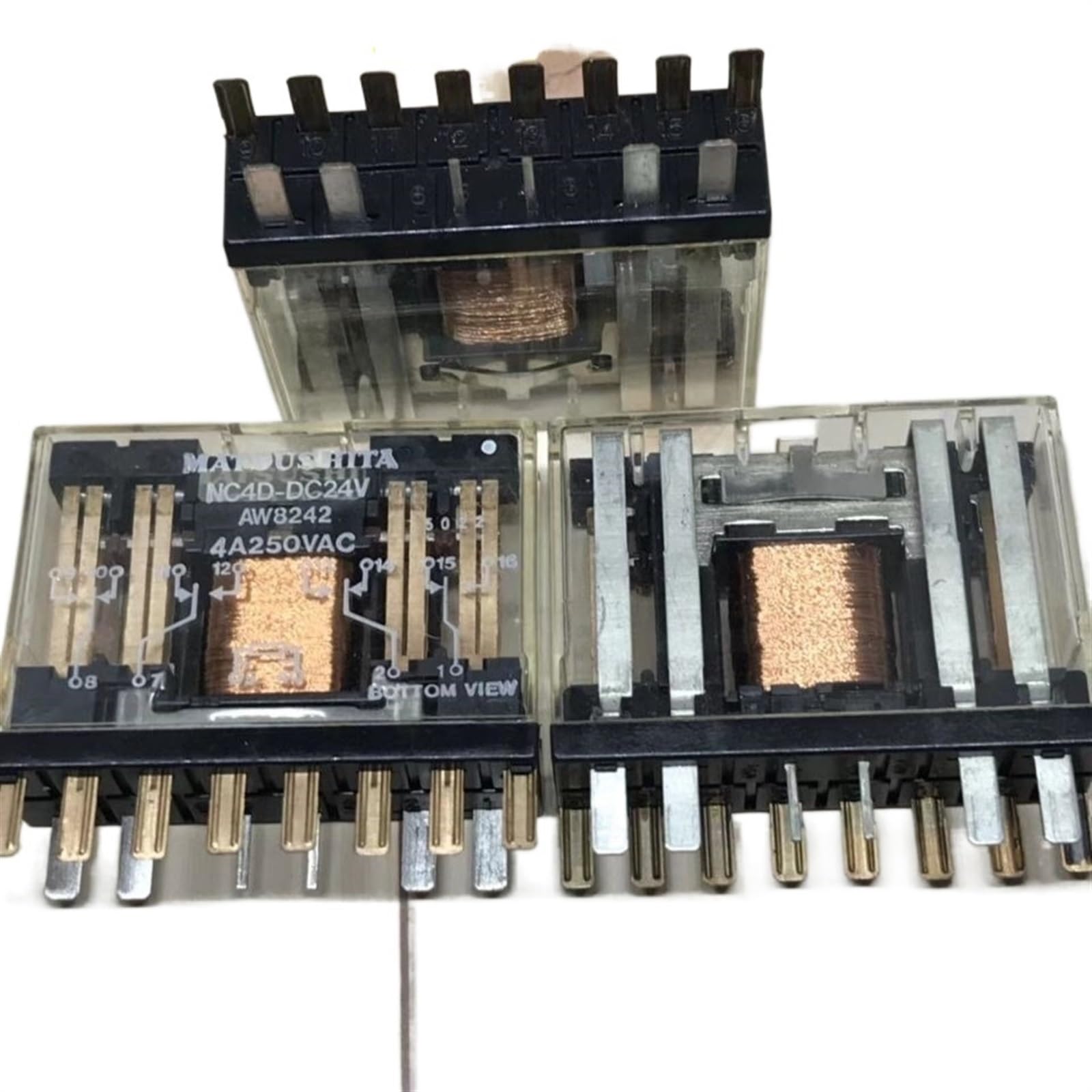 VDOQTLJT Relay NC4D-DC24V NC4D-24VDC 24VDC DC24V 24V 4A 250VAC 14PIN(5pcs)