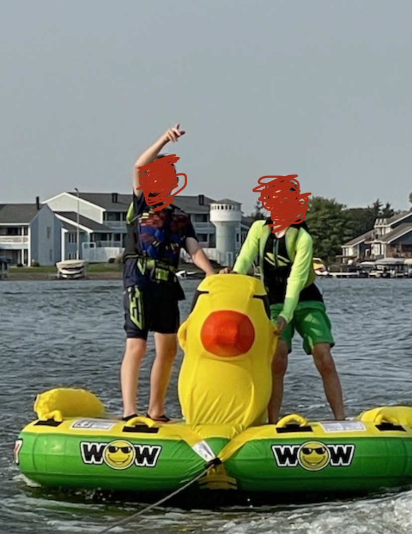 WOW World Of Watersports Big Ducky 1 2 Or 3 Person Inflatable Towable Deck Tube For Boating 18 1140 2 - View #7