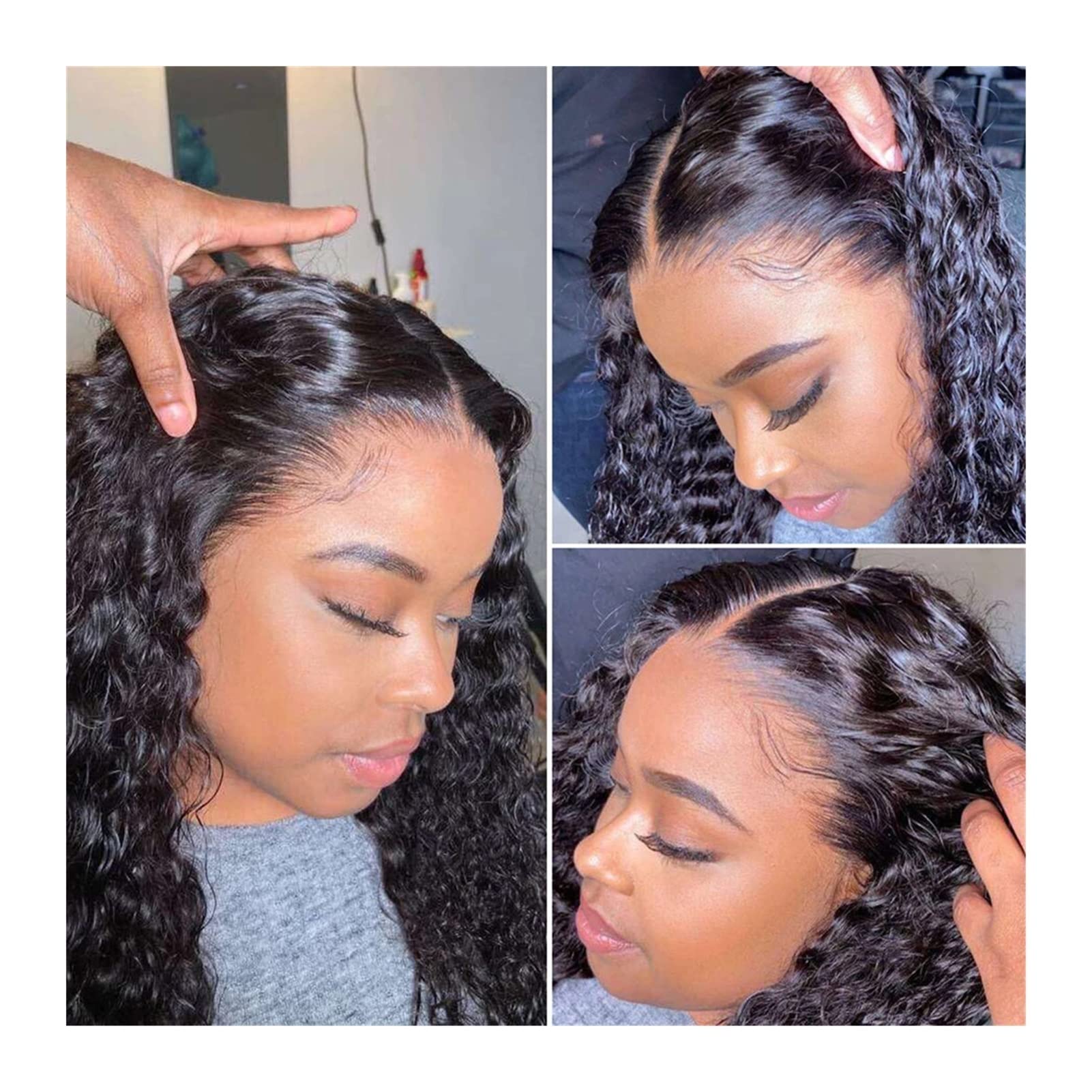 Perruques de cheveux humains curly TUSUOD 26 pouces de qualité supérieure