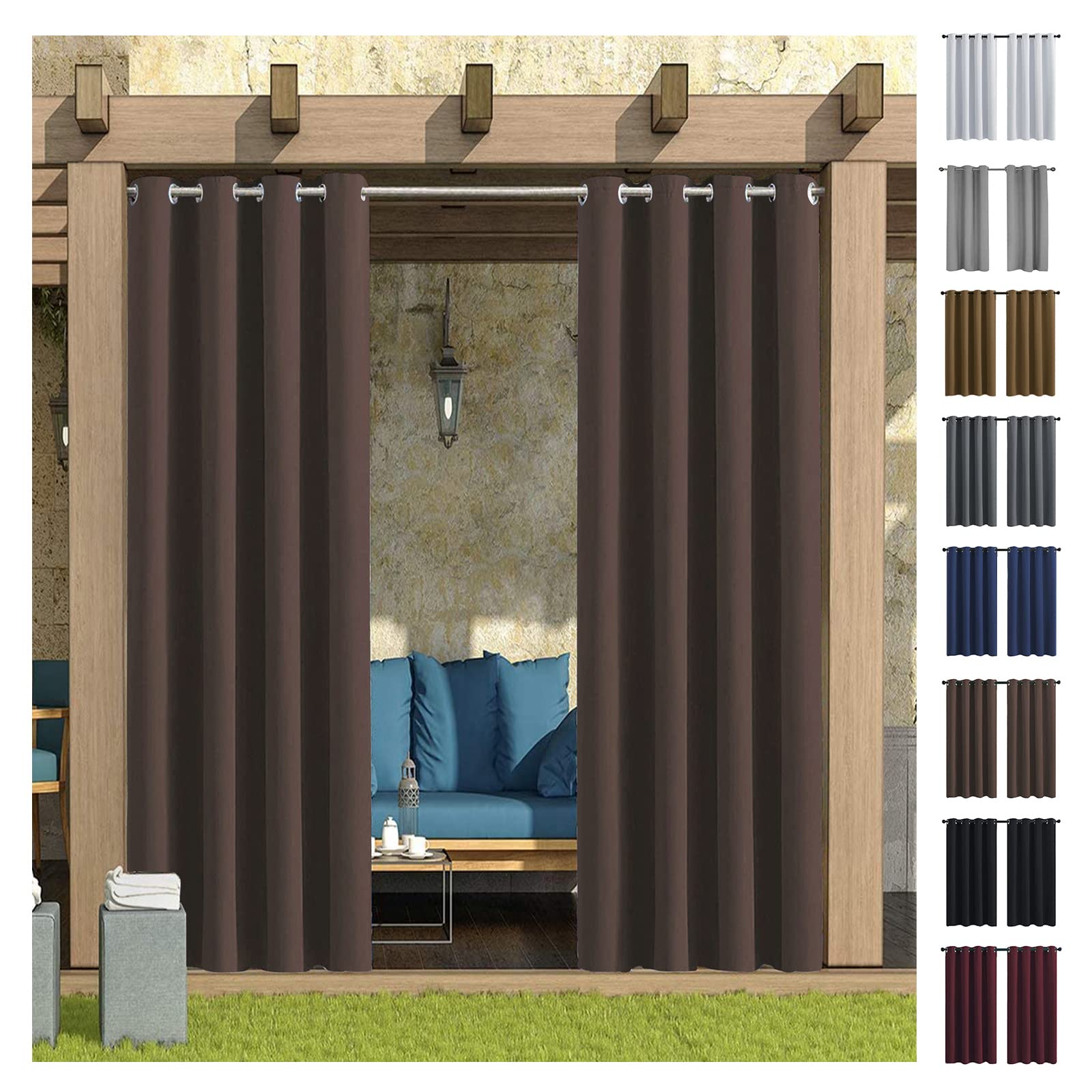 Curtain Opaque Curtains Opaque Noise Reduction Lightweight Soft for Bedroom Healthy Living - 200x240cm (WxH)