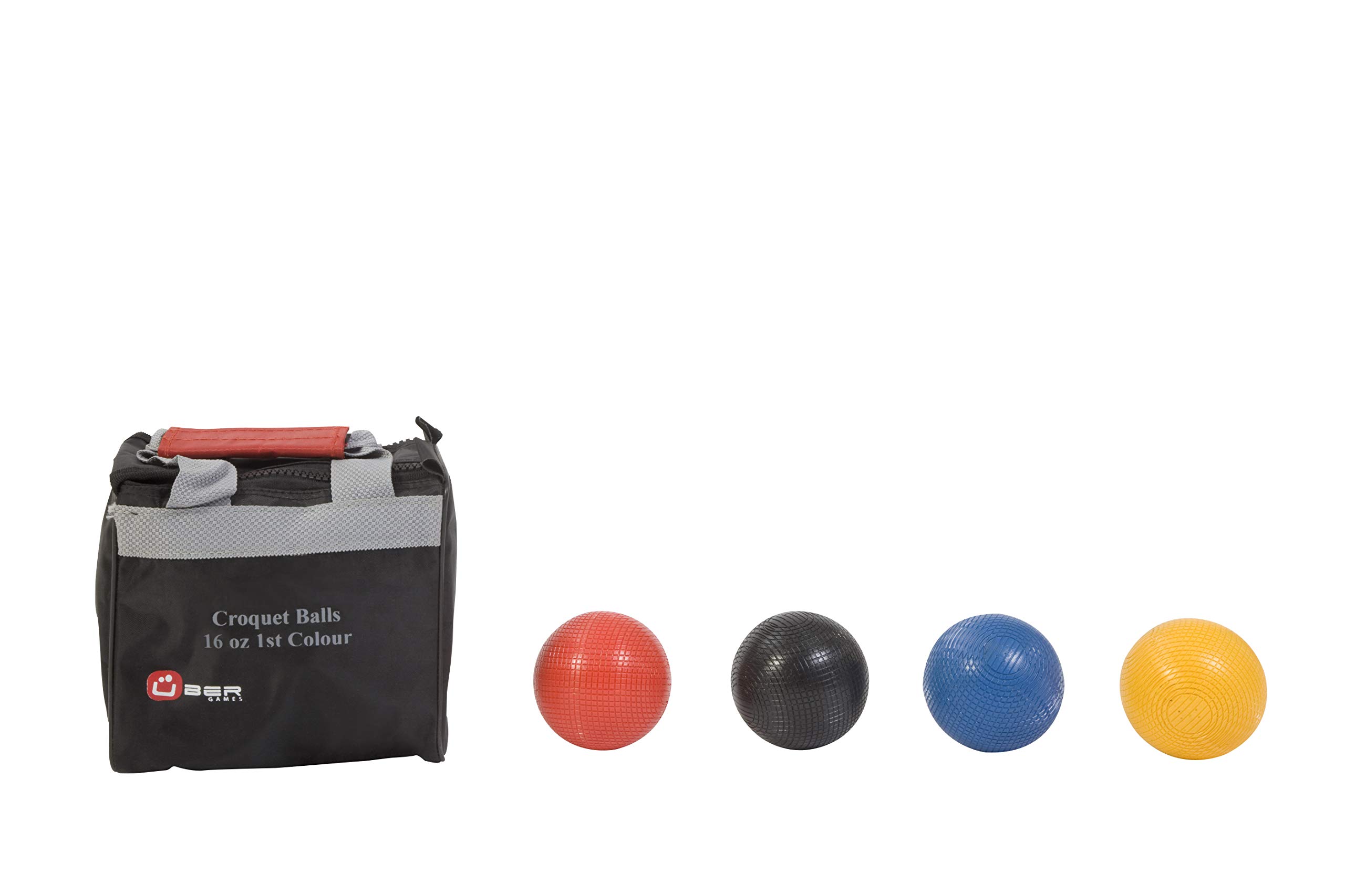 Uber Games Junior Executive Krocket Set, 6 Tore, Metalltore, Holzkugeln