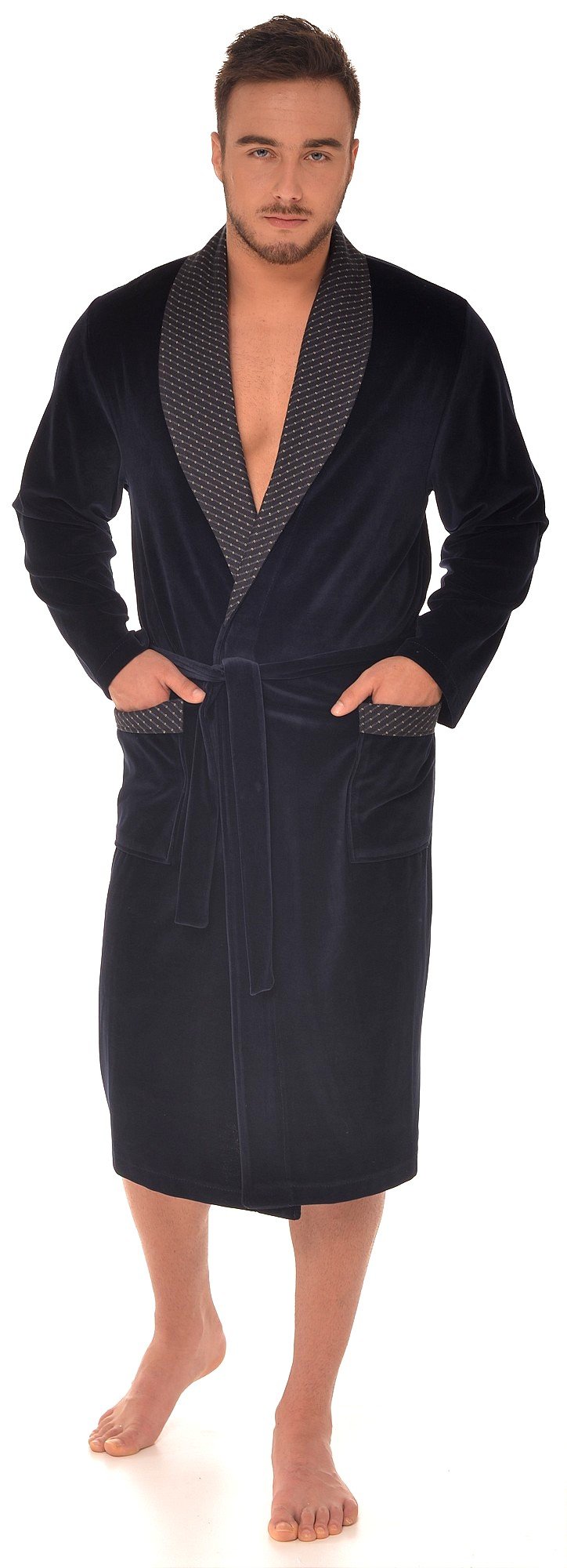 Revise RE-103 Classic Peignoir Homme Velours