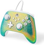 PowerA Advantage Wired Controller for Xbox Series X|S - Disco Ball, gamepad, wired video game controller, gaming controller, USB-C, Works with Xbox One, Officially Licensed