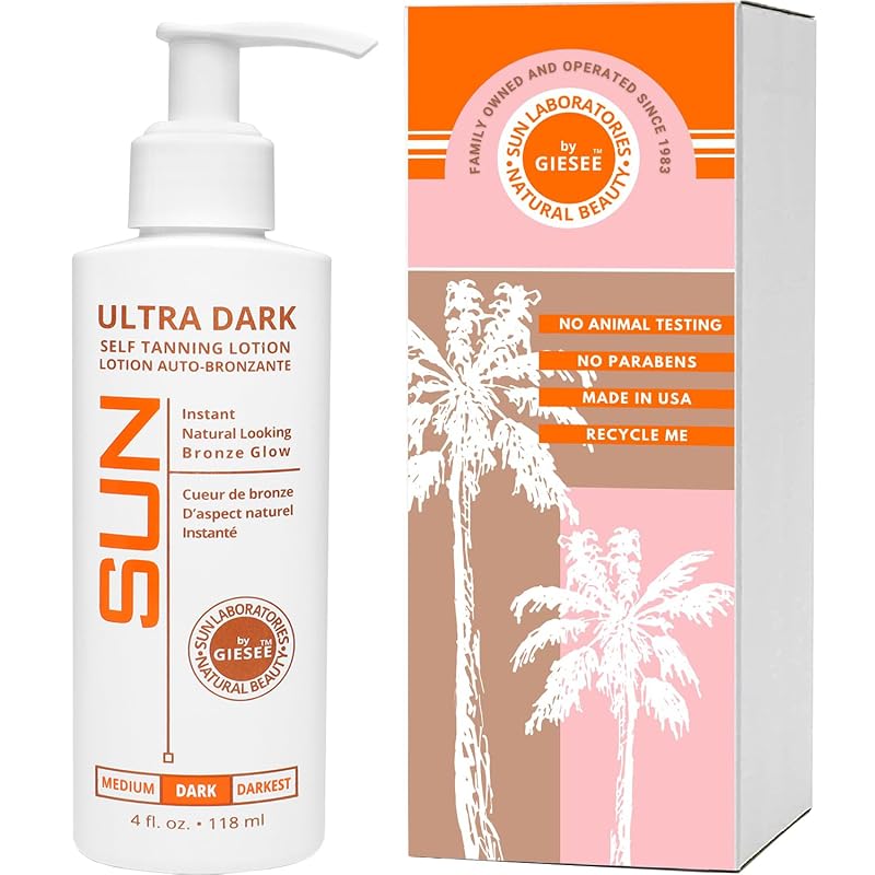 Sun Laboratories by Giesee Loção Autobronzeadora Ultra Dark, 120 mL