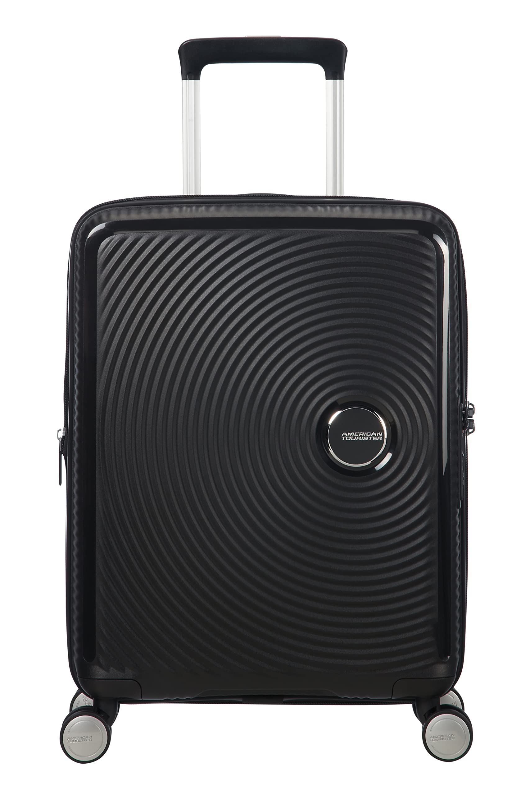 American Tourister Soundbox - Spinner S Extended Handgeck, 55 cm, 35.5/41 L, Nero (Bass Black)