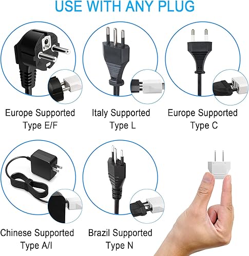 Miniatura 4 de Paquete de 4 adaptadores de enchufe de Europa a EE. UU., Adaptador de enchufe europeo a americano, adaptador de enchufe de 220 V a 110 V, adaptador