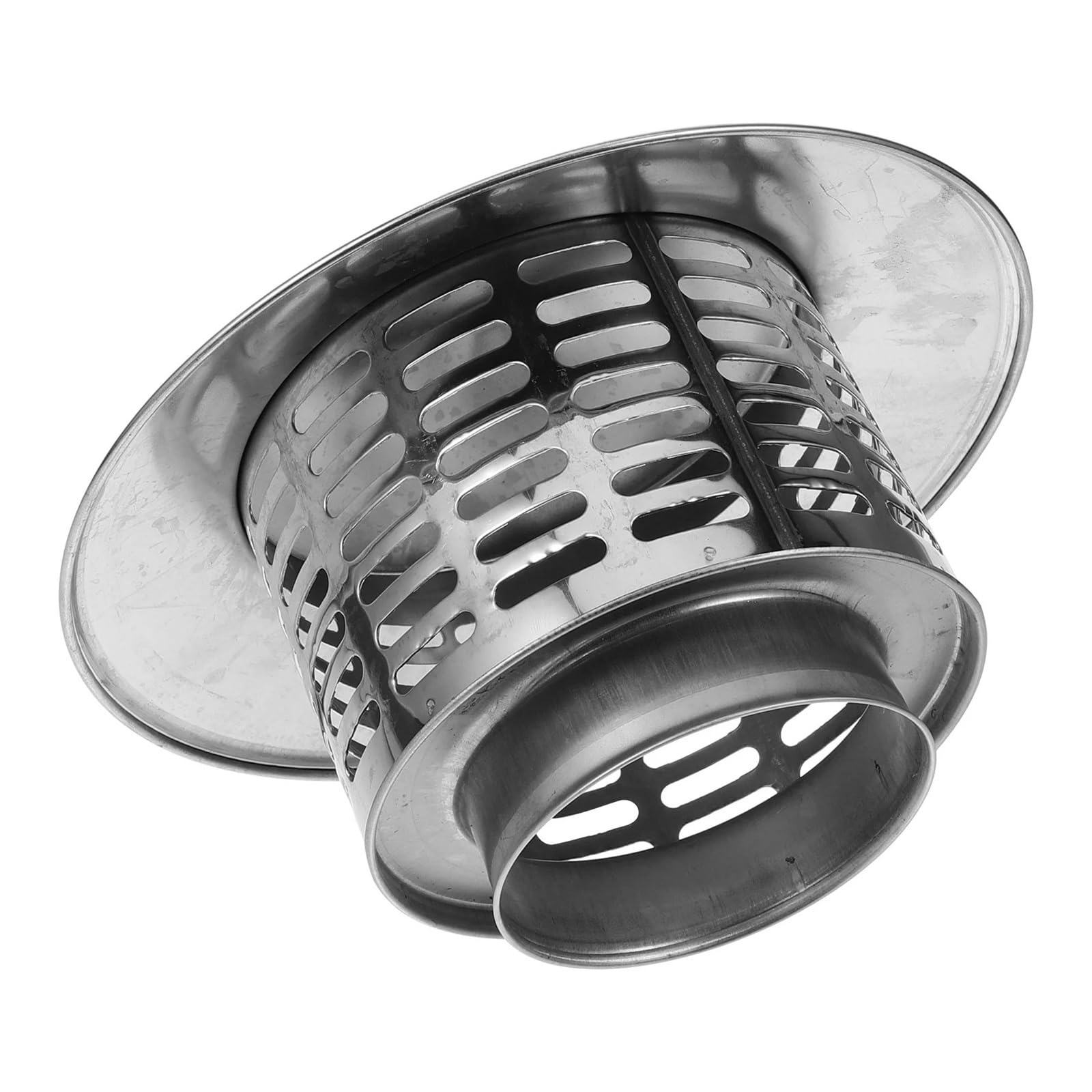 Chapeau de cheminée extérieur en acier inoxydable chapeau de pluie de toit 18,5cm
