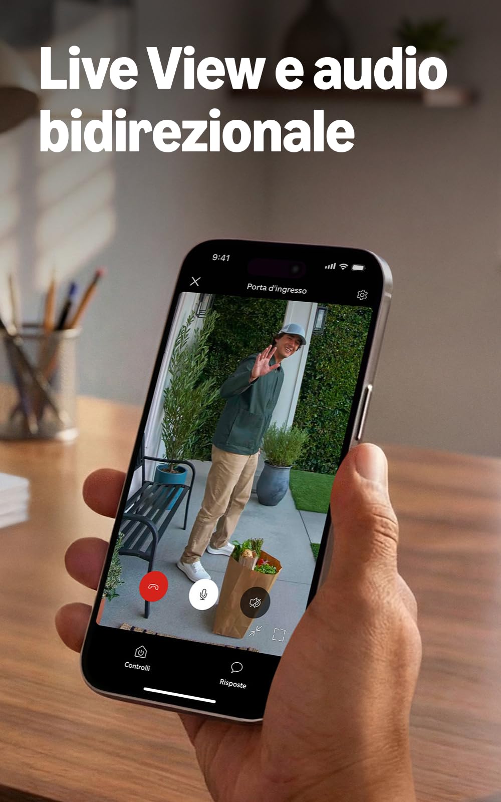 Ring Videocitofono cablato (Video Doorbell Wired) (ultimo modello) | Campanello con videocamera | Retinal 2K, zoom avanzato 6x | Prova gratuita di 30 giorni del piano di abbonamento Ring